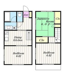 レーベンハイム２１Ｆ棟の物件間取画像